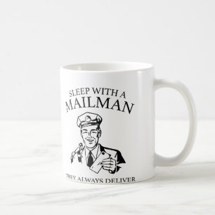 Taza De Café Sueño con un cartero. Entregan siempre