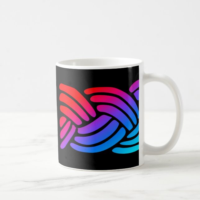 Taza De Café sueño de dos tonos tejido (Derecha)
