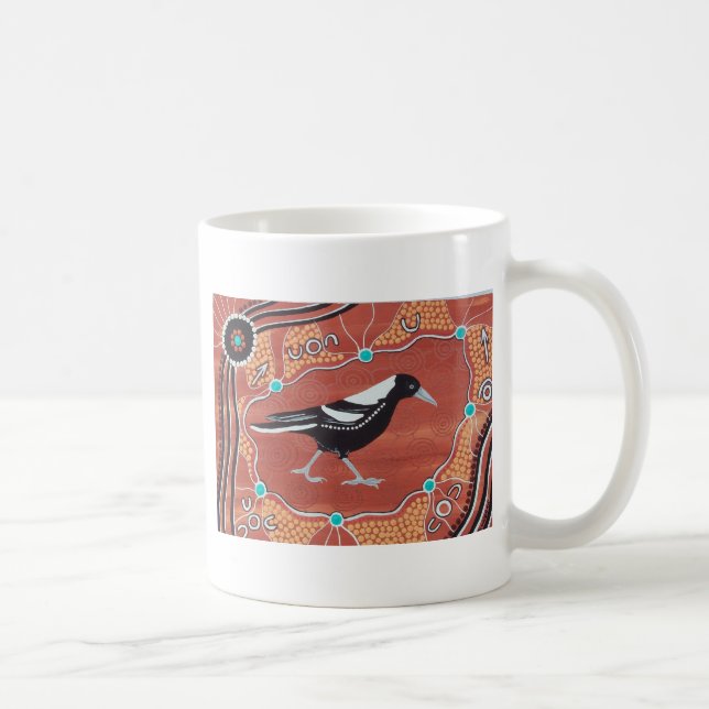 Taza De Café Sueño de magpie (Derecha)