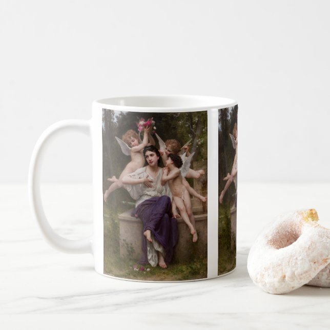 Taza De Café Sueño de primavera, Rêve de Printemps de Bouguerea (Con donut)