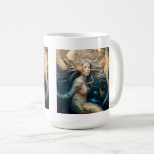 Taza De Café Sueño de sirena clásico Mug, 15 oz