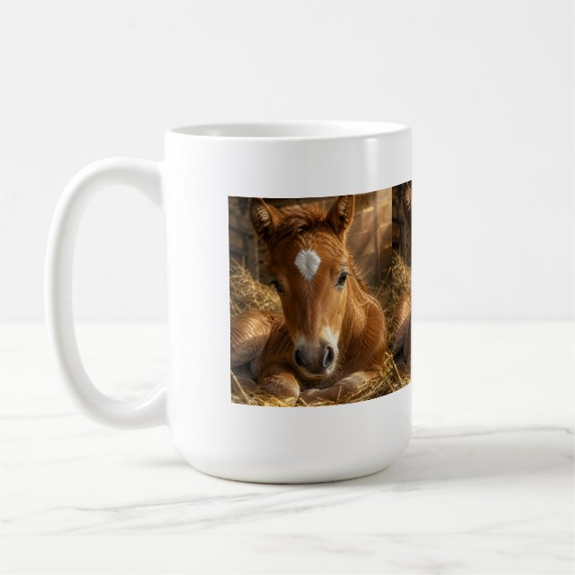 Taza De Café Sueño dorado Potro suave (Izquierda)
