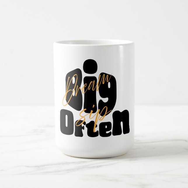 Taza De Café Sueño Gran Sip A Menudo (Centro)