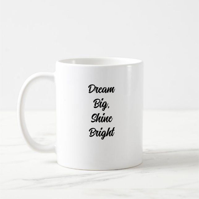 Taza De Café Sueño grande, brillante peluca brillante (Izquierda)