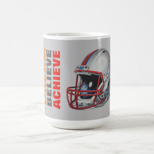 Taza De Café Sueño Motivacional Cree Logra Fútbol