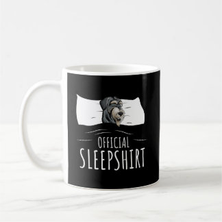 Taza De Café Sueño oficial del ministro Schnauzer Pajama