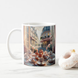 Taza De Café Sueño parisino - Pasteles de postre de té de la ta