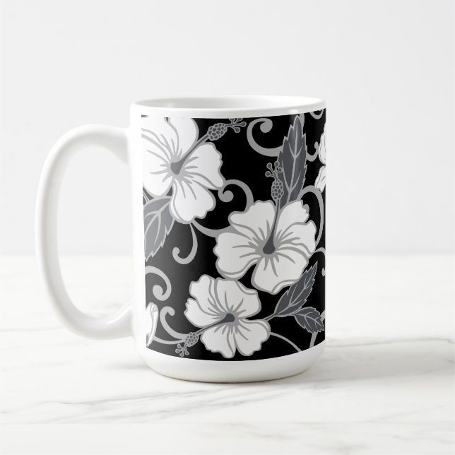 TAZA DE CAFÉ SUEÑO POLINESIO (NEGRO) (Izquierda)