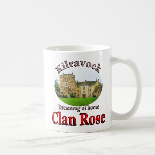 Taza De Café Sueño subió clan con el castillo casero de (Derecha)