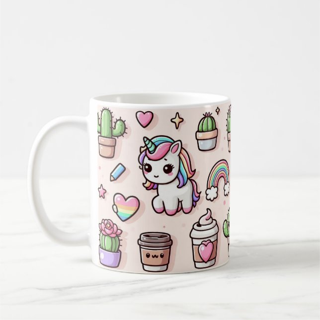 Taza De Café Sueño unicornio café dulce (Izquierda)