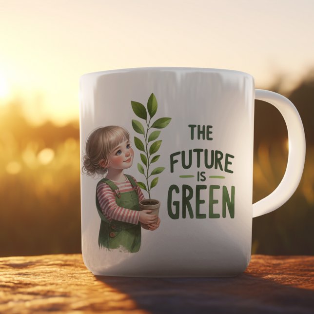 Taza De Café Sueño Verde (The Future is GREEN)