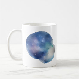 Taza De Café Sueños celestes: Una exploración acuarela