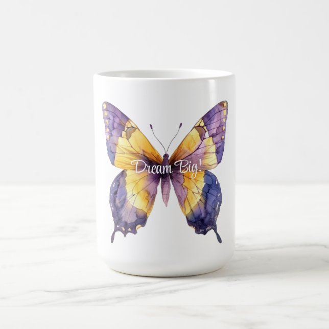 Taza De Café Sueños de cola Swallowtail: Mariposa grande de ens (Centro)
