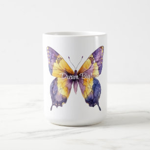 Taza De Café Sueños de cola Swallowtail: Mariposa grande de ens