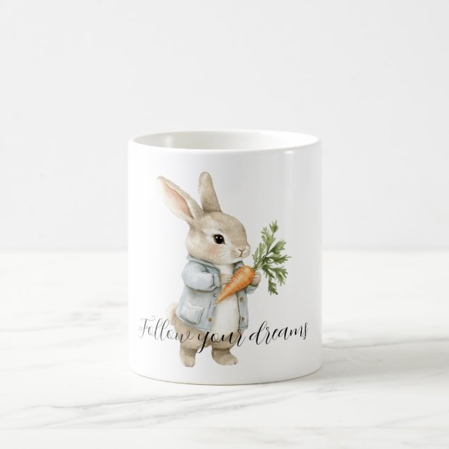 Taza De Café Sueños de conejo zanahoria (Centro)