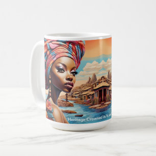 Taza De Café Sueños de herencia: Un futuro africano vibrante