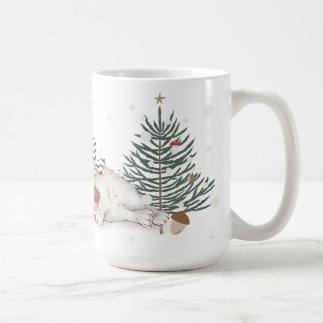 Taza De Café Sueños de invierno - Whimsical Holiday Mug (Derecha)
