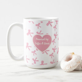 Taza de café Sueños de Lazo Rosa