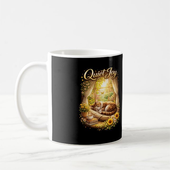 Taza De Café Sueños de Ventana Iluminada por el Sol (Izquierda)