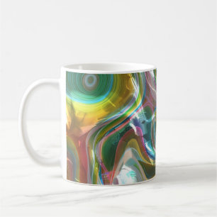 Taza De Café Sueños de Vidrio Líquido Luminoso