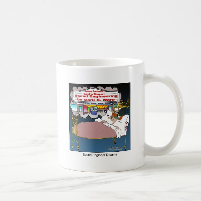 Taza De Café Sueños del ingeniero de sonido (Derecha)