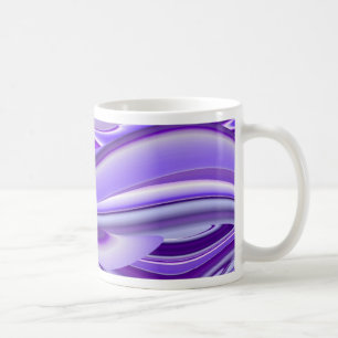 Taza De Café Sueños púrpura, Abstracta fantasía Arcoiris