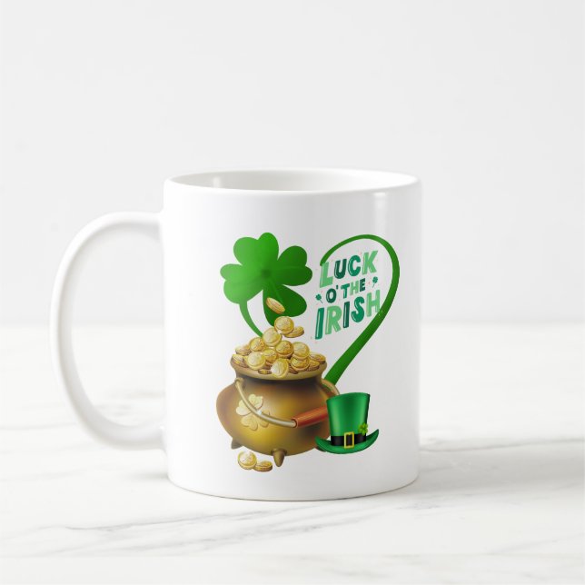 Taza De Café suerte a los irlandeses (Izquierda)