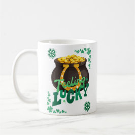 Taza De Café suerte a los irlandeses