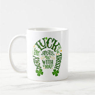 Taza De Café Suerte de la herradura irlandesa