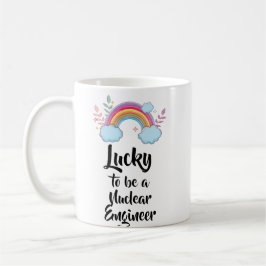 Taza De Café Suerte De Ser Un Ingeniero Nuclear Mug