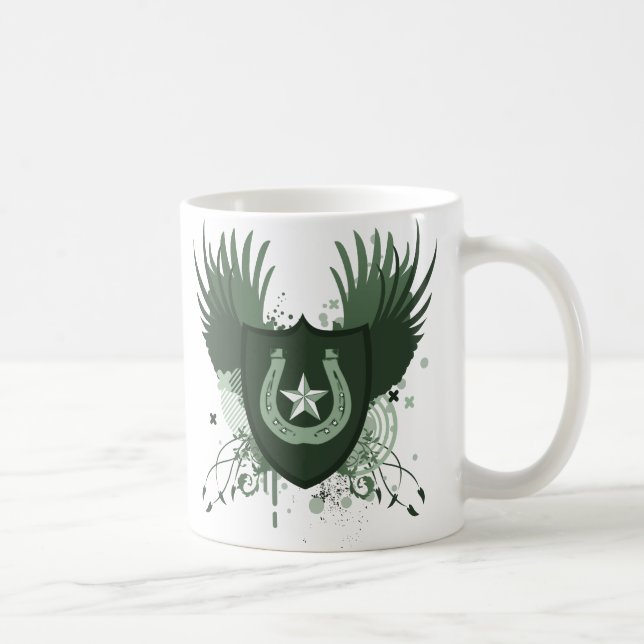Taza De Café suertudo irish horseshoe (Derecha)