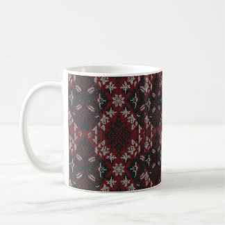 Taza De Café Suéter de invierno acogedor Jacquard Repeat