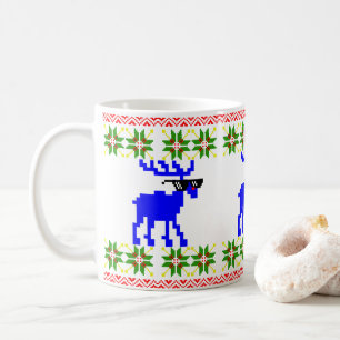Taza De Café Suéter Feo (Búscate La Vida) Reno Navidad