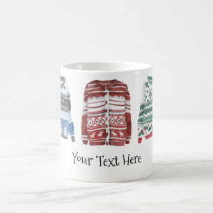 Taza De Café Suéter feo con el texto