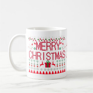 Taza De Café Suéter Feo de "Todo lo que Recibí por Navidad"