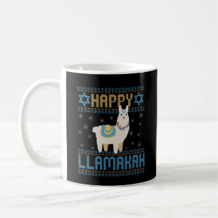 Taza De Café Suéter feo divertido de la festividad judía de Han