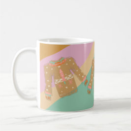 Taza De Café Suéter Feo Groovy Navidad Remolino Colorido