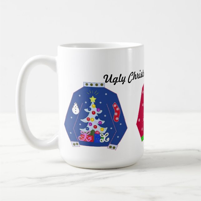 Taza De Café Suéteres de Navidades feos (Izquierda)