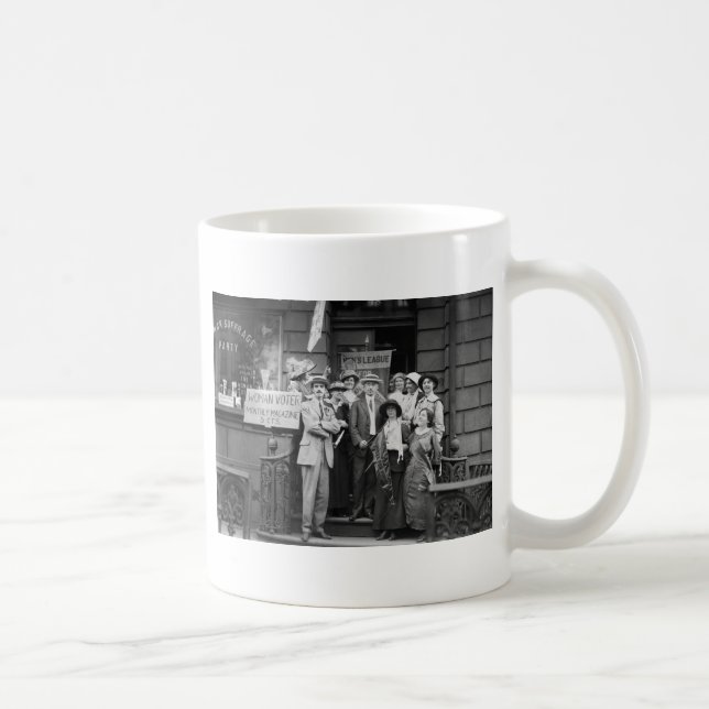Taza De Café Suffragettes y su Men, 1913 (Derecha)