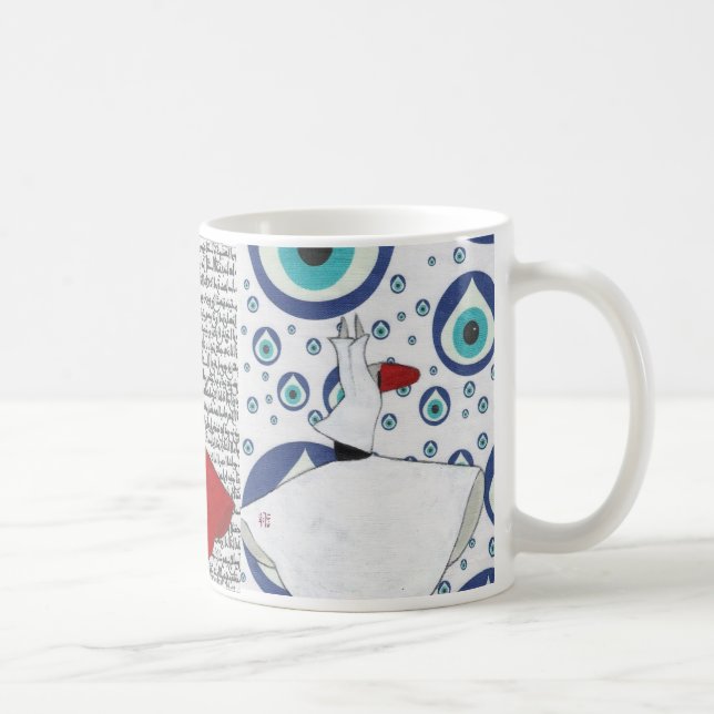 Taza De Café Sufi Whirling Dervish Mug (Derecha)