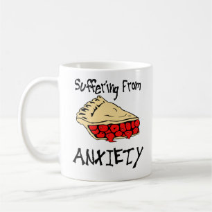 Taza De Café Sufrimiento De Ansiedad Pie