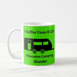 Taza De Café Sufro De OCD - Trastorno Obsesivo De Camping