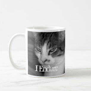 Taza De Café "Sufro" Mug Gato Crabby