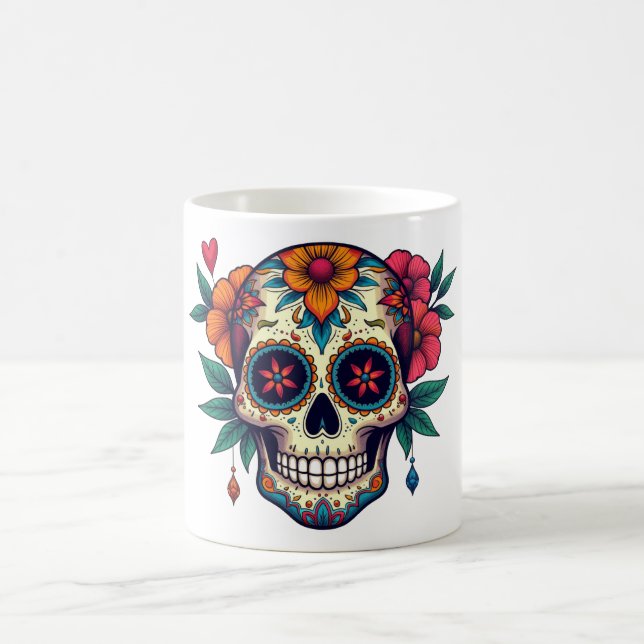 Taza De Café Sugar Skull (Centro)