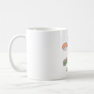 Taza De Café Suhi japonés dulce nigiri Maki Gunkan Set