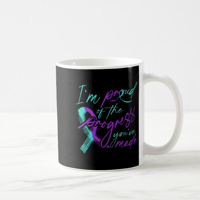 Taza De Café Suicide Awareness Suicide Prevention Suprt Survivo (Derecha)