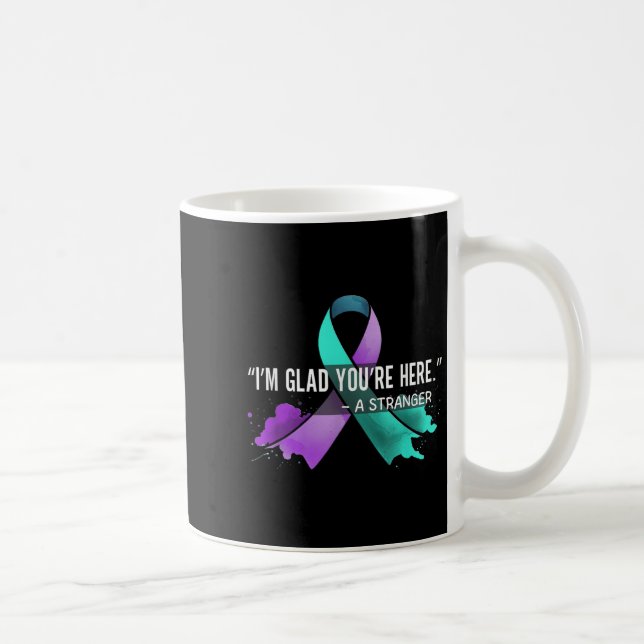 Taza De Café Suicide Awareness Suicide Prevention Suprt Survivo (Derecha)