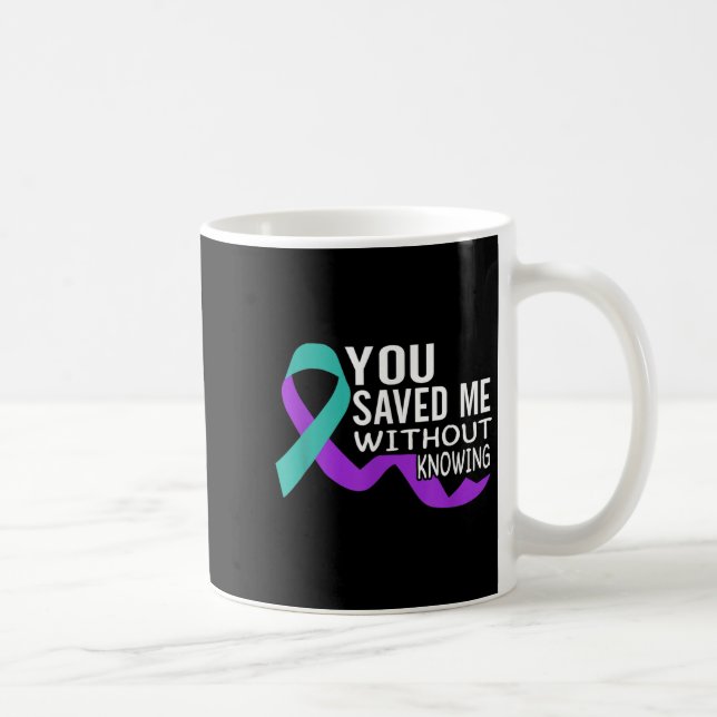 Taza De Café Suicide Awareness Suicide Prevention Suprt Survivo (Derecha)
