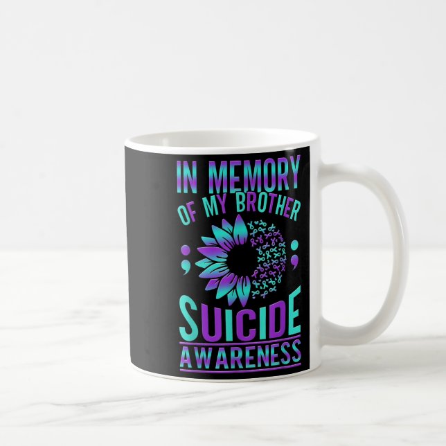 Taza De Café Suicide Awareness Suicide Prevention Suprt Survivo (Derecha)