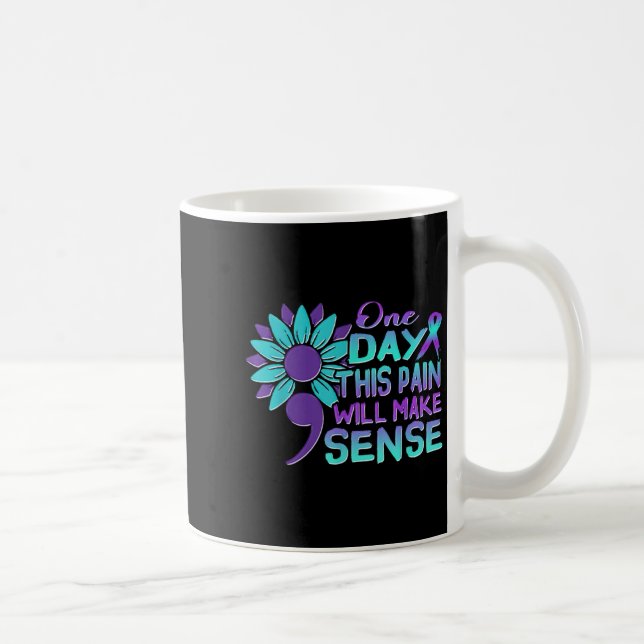 Taza De Café Suicide Awareness Suicide Prevention Suprt Survivo (Derecha)